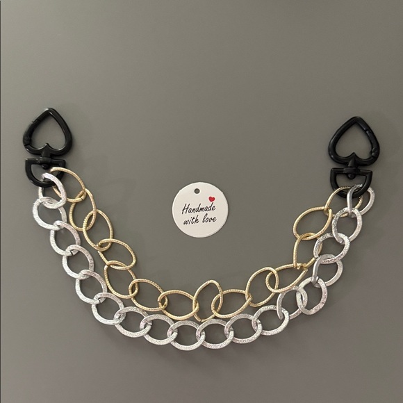 Accessories - Gold and Silver Chain Link Necklace